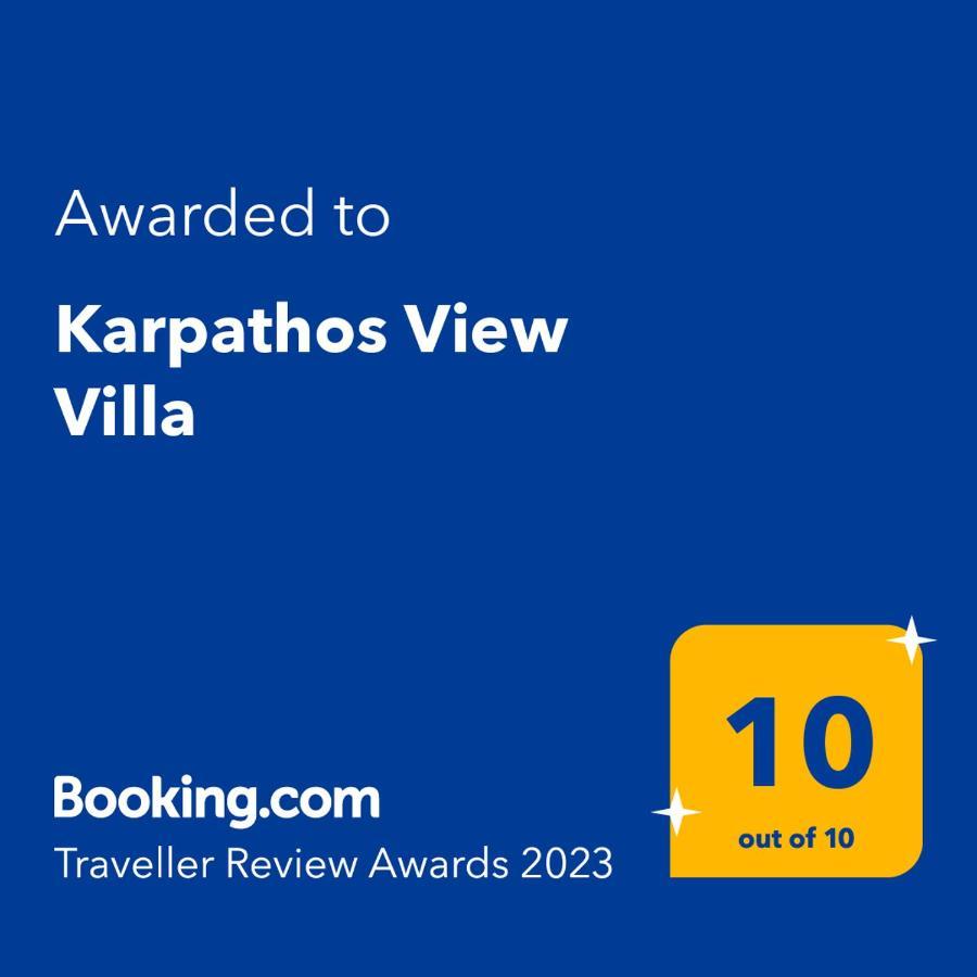 Karpathos View Villa Voladha Exterior photo